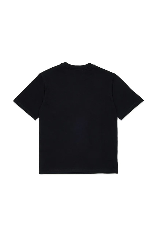 Diesel t-shirt bawełniany dziecięcy MTOMS OVER T-SHIRTS J02737.00YI9 czarny SS26