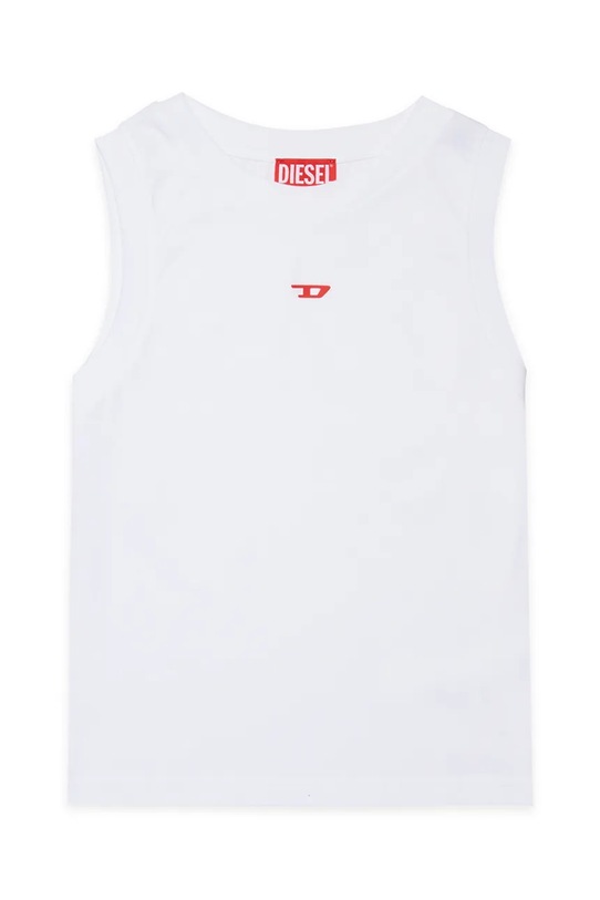 Diesel t-shirt bawełniany dziecięcy MTIARDY T-SHIRTS nadruk biały J02741.00YI9