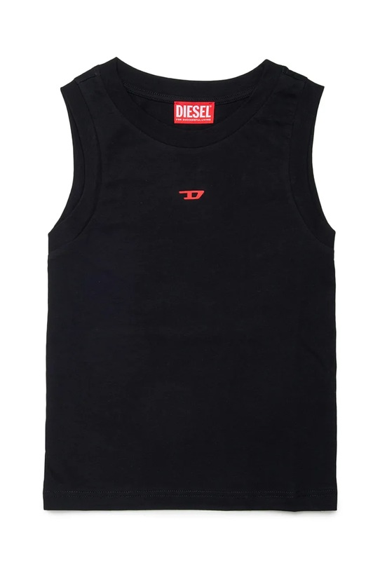 Diesel t-shirt bawełniany dziecięcy MTIARDY T-SHIRTS nadruk czarny J02741.00YI9