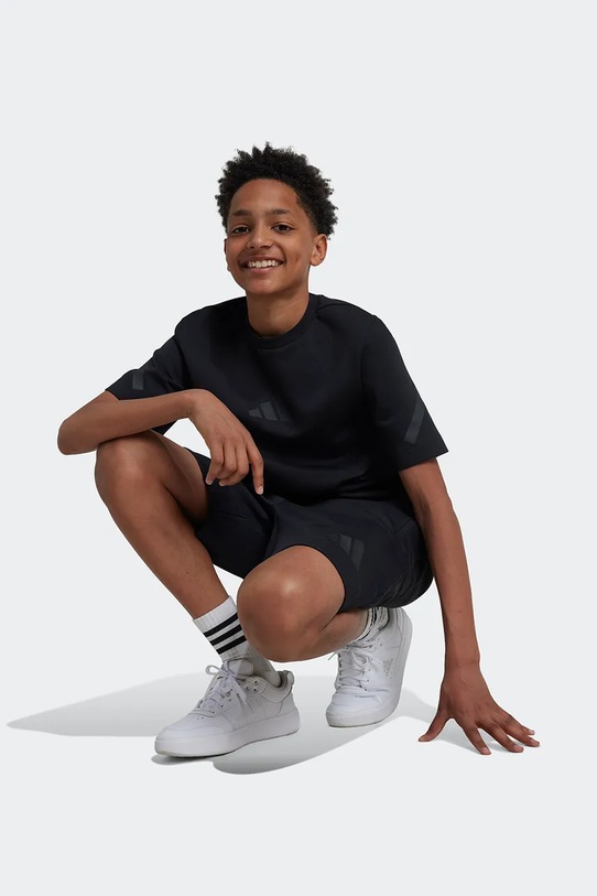 adidas t-shirt dziecięcy czarny JF2499