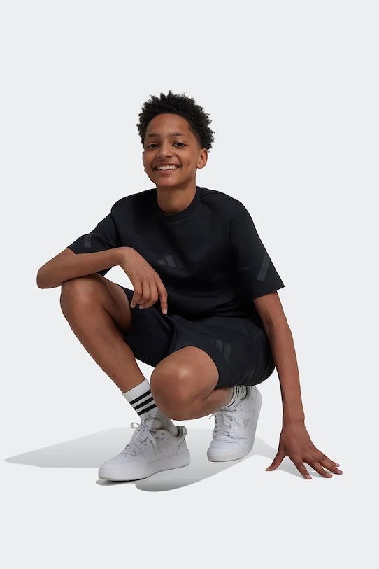 adidas t-shirt dziecięcy czarny JF2499