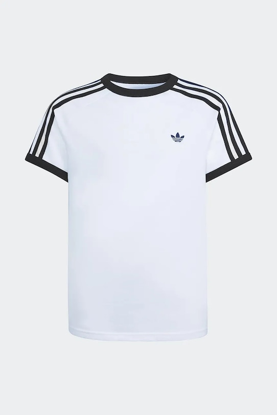 Παιδικό βαμβακερό μπλουζάκι adidas Originals KE0920 λευκό SS26