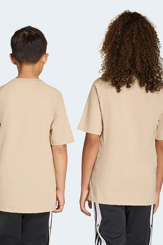 CHLAPEC adidas Originals tričko dětské bavlněné KE2874 béžová