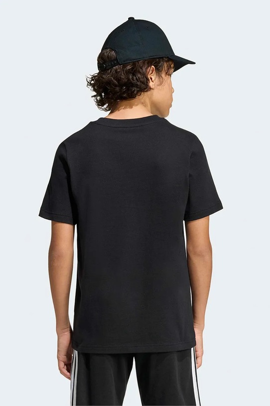 adidas t-shirt bawełniany dziecięcy KA0544 czarny
