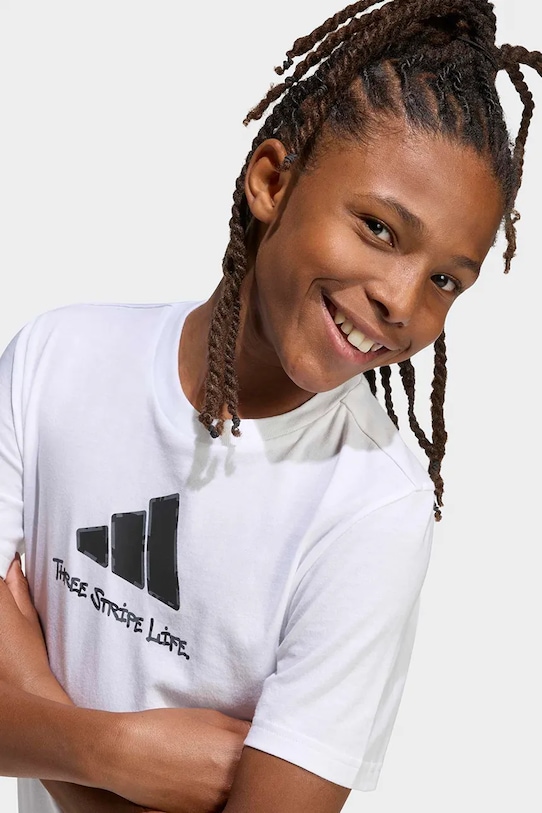 adidas t-shirt bawełniany dziecięcy KA2979