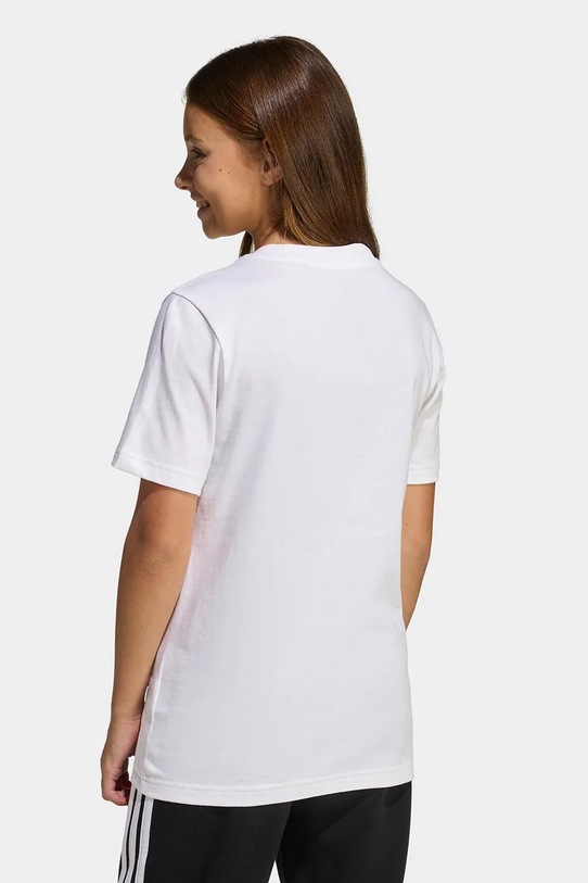adidas t-shirt bawełniany dziecięcy KA0536 biały