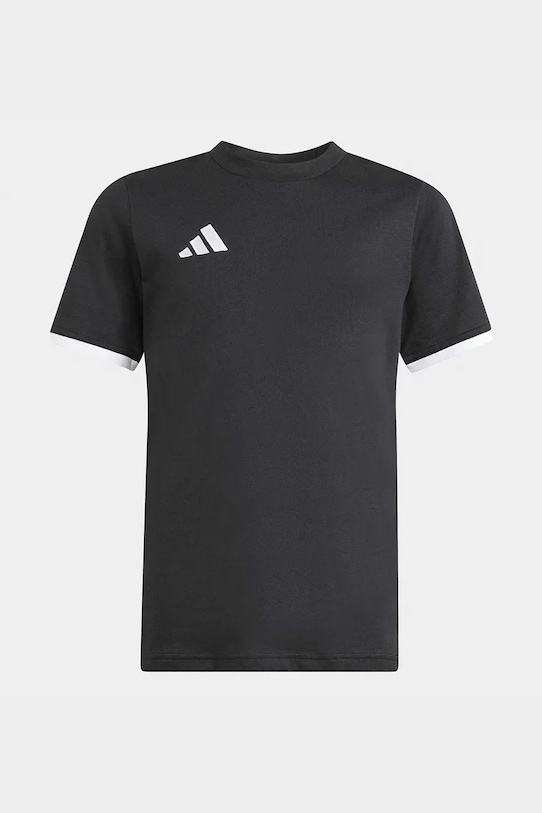 adidas Performance t-shirt bawełniany dziecięcy JZ6671 czarny SS26