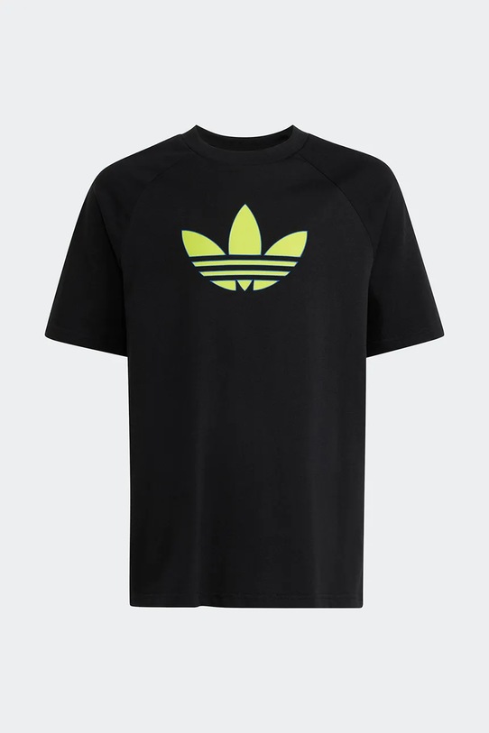 adidas Originals t-shirt bawełniany dziecięcy KC9541 czarny SS26