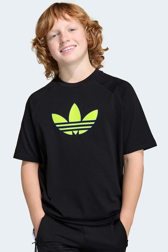 adidas Originals t-shirt bawełniany dziecięcy KC9541 czarny