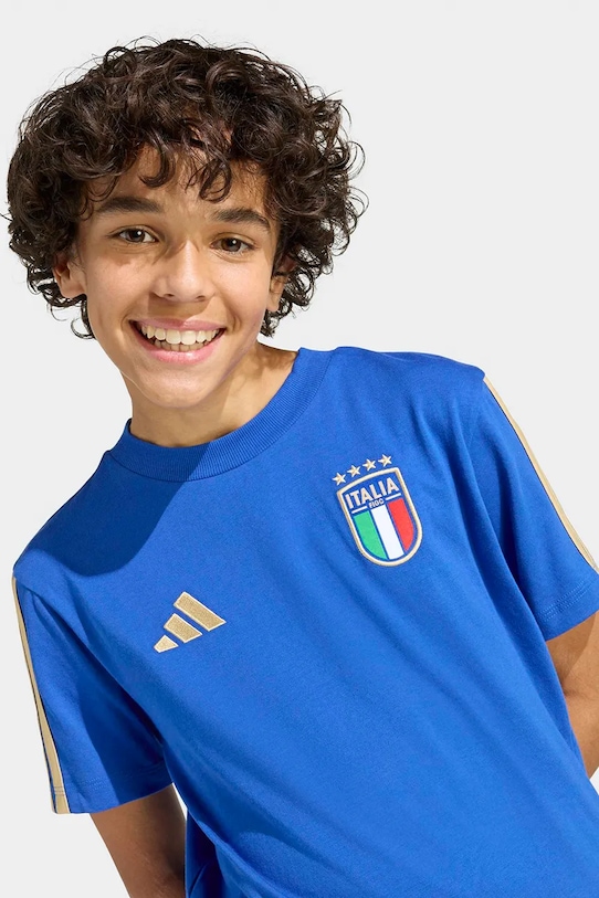 Παιδικό βαμβακερό μπλουζάκι adidas Performance JY9540