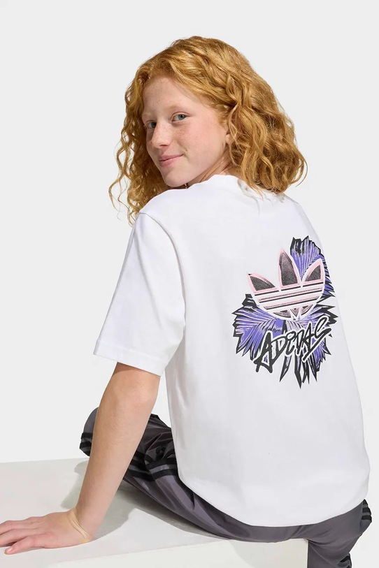Детска памучна тениска adidas Originals KD5956
