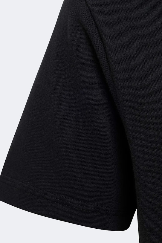 Deklice Otroška bombažna kratka majica adidas Performance MERCEDES KQ8083 črna