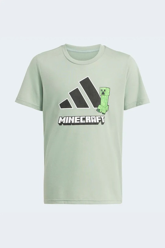 Παιδικό μπλουζάκι adidas KD6873 πράσινο SS26