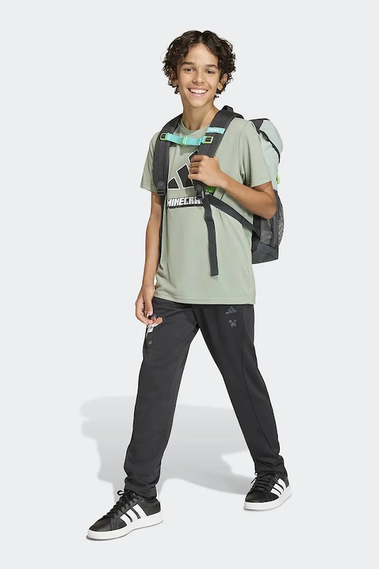 Παιδικό μπλουζάκι adidas KD6873 πράσινο