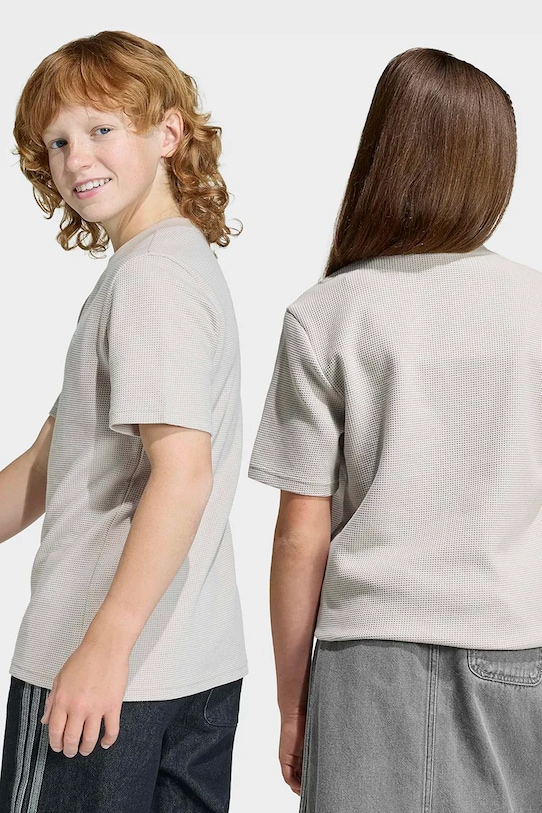 adidas Originals t-shirt dziecięcy KD5528 beżowy SS26