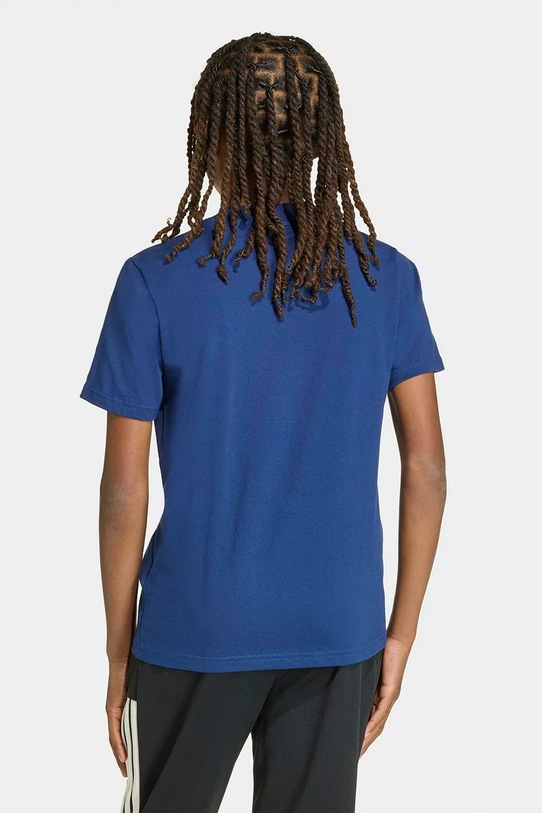 Chłopiec adidas t-shirt bawełniany dziecięcy KD3454 niebieski