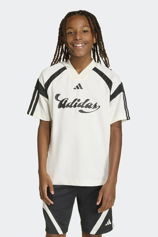 Παιδικό μπλουζάκι adidas λευκό KH3800
