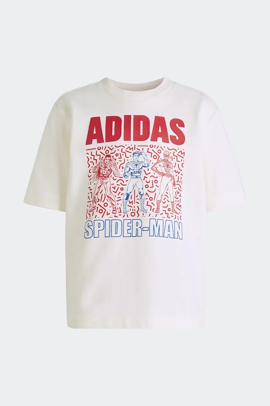 adidas t-shirt dziecięcy Marvel JZ3567 biały SS26