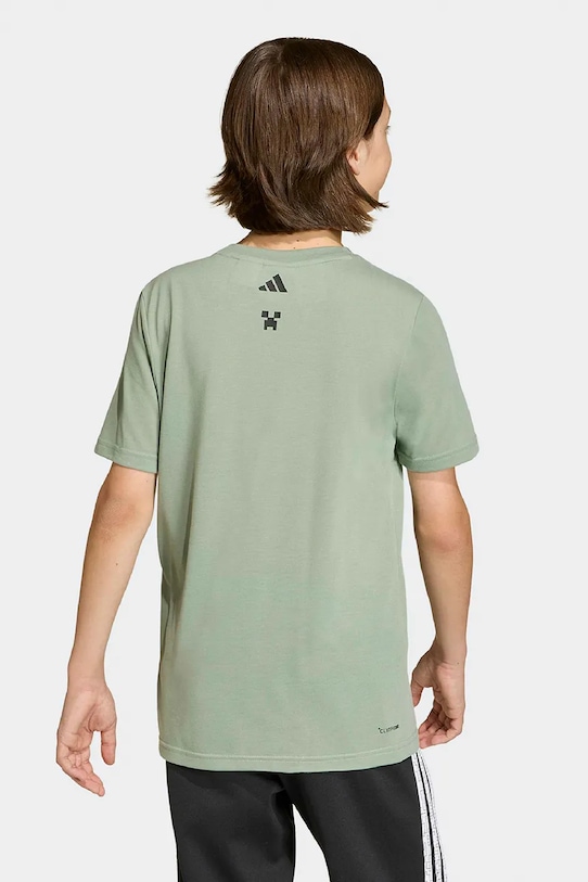 Αγορίστικα Παιδικό μπλουζάκι adidas KA0242 πράσινο