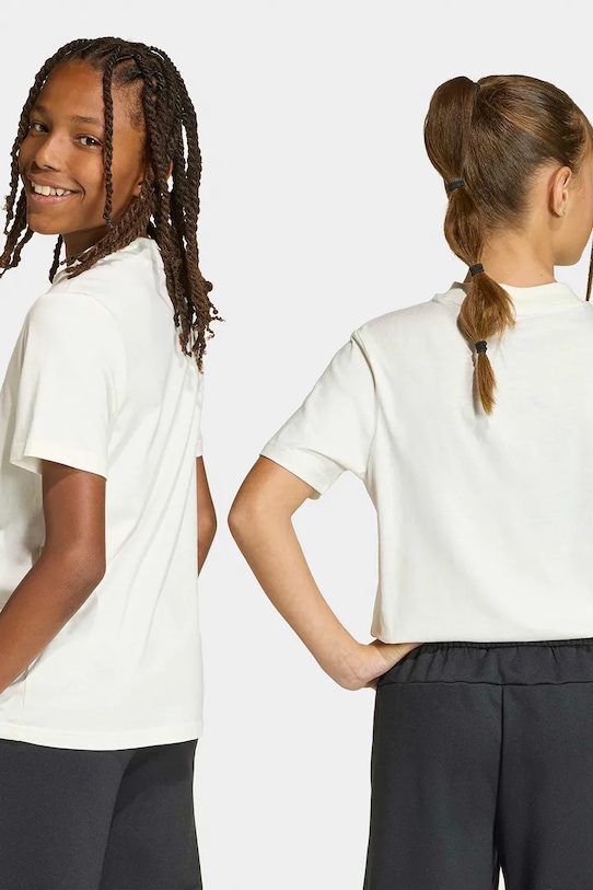 Chłopiec adidas t-shirt bawełniany dziecięcy KD3453 biały