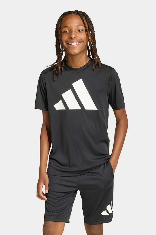 adidas t-shirt dziecięcy czarny KB6805