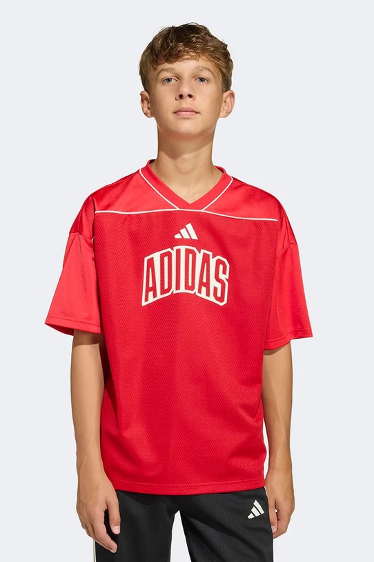 Παιδικό μπλουζάκι adidas κόκκινο KD3426