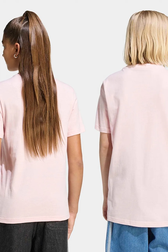 Αγορίστικα Παιδικό βαμβακερό μπλουζάκι adidas Originals KE3746 ροζ