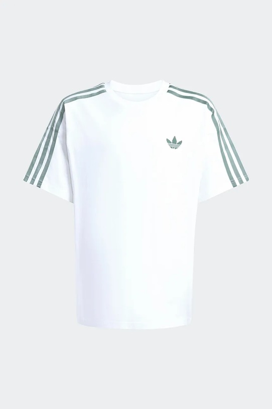 adidas Originals t-shirt bawełniany dziecięcy KE2703 biały SS26
