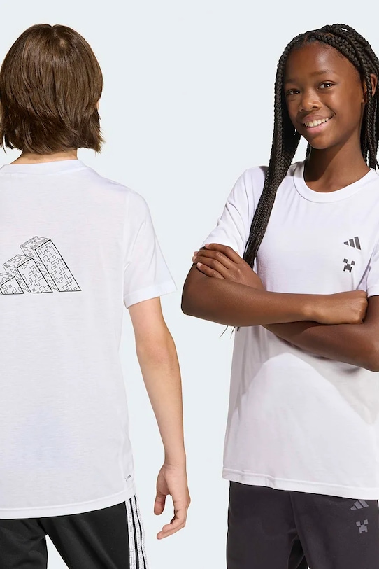 Αγορίστικα Παιδικό μπλουζάκι adidas KA0234 λευκό