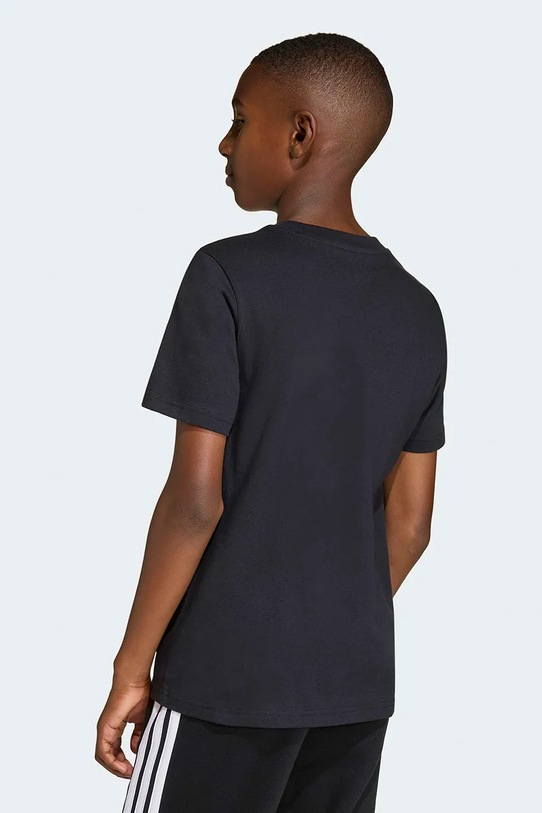 adidas t-shirt bawełniany dziecięcy KA0513 czarny