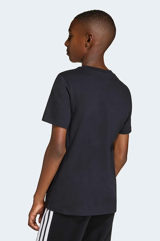 adidas t-shirt bawełniany dziecięcy KA0513 czarny