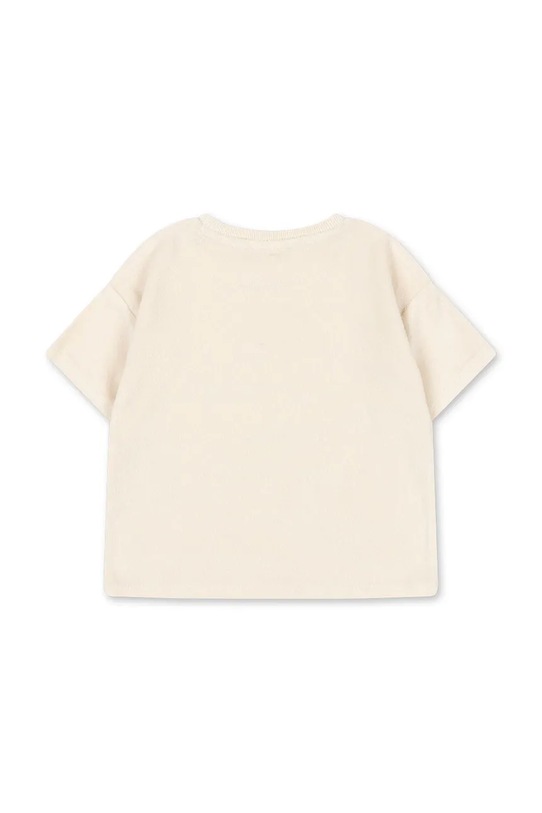 Chłopiec Konges Sløjd t-shirt dziecięcy ITTY TEE GOTS KS104855.PPY2 beżowy