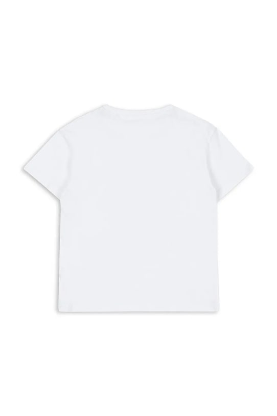 Detské bavlnené tričko Konges Sløjd FAMO TEE GOTS KS104807.PPY2 biela SS26