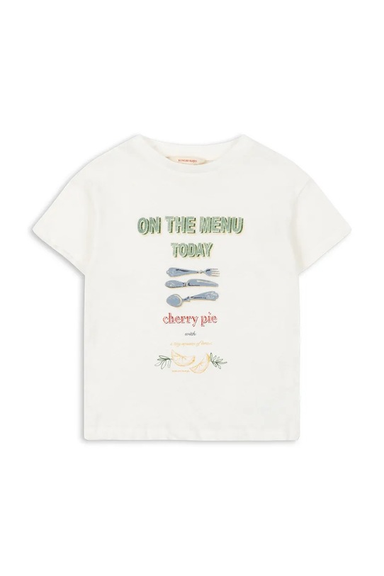 Konges Sløjd t-shirt dziecięcy ERA TEE OCS KS104784.PPY2 biały SS26