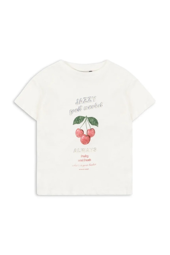 Konges Sløjd t-shirt dziecięcy ERA TEE OCS KS104784.PPY2 biały SS26