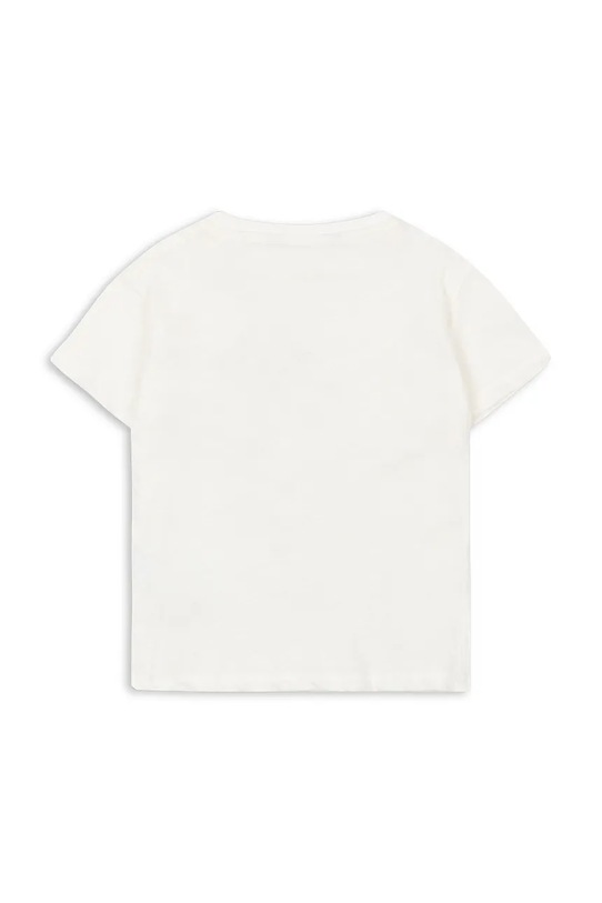 Chłopiec Konges Sløjd t-shirt dziecięcy ERA TEE OCS KS104784.PPY2 biały