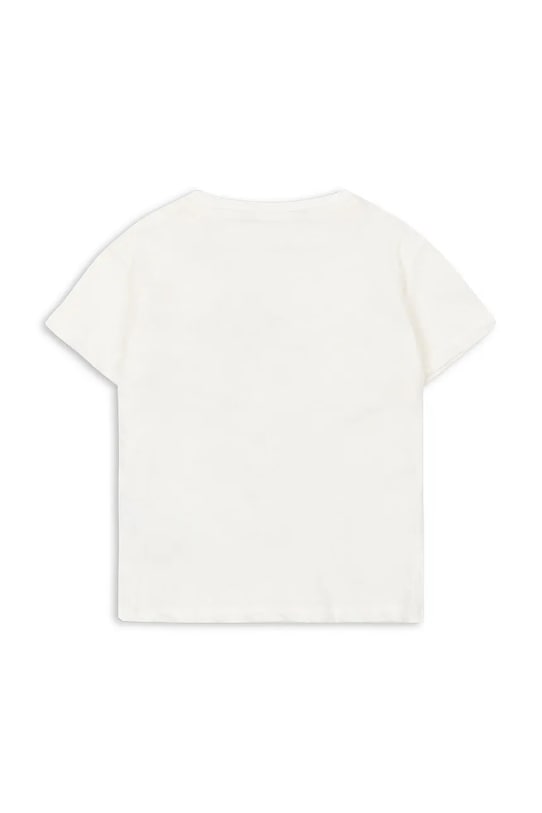 Chłopiec Konges Sløjd t-shirt dziecięcy ERA TEE OCS KS104784.PPY2 biały