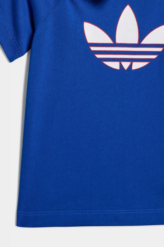adidas Originals t-shirt niemowlęcy z bawełny granatowy KD1059