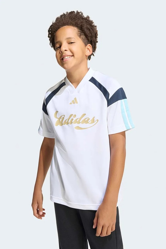 adidas tričko detské biela KH3802