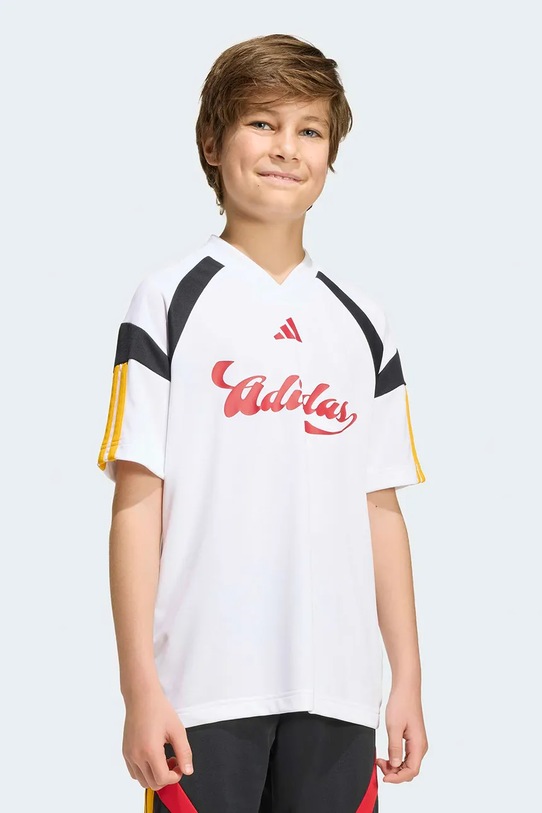 adidas dětské tričko bílá KH3799