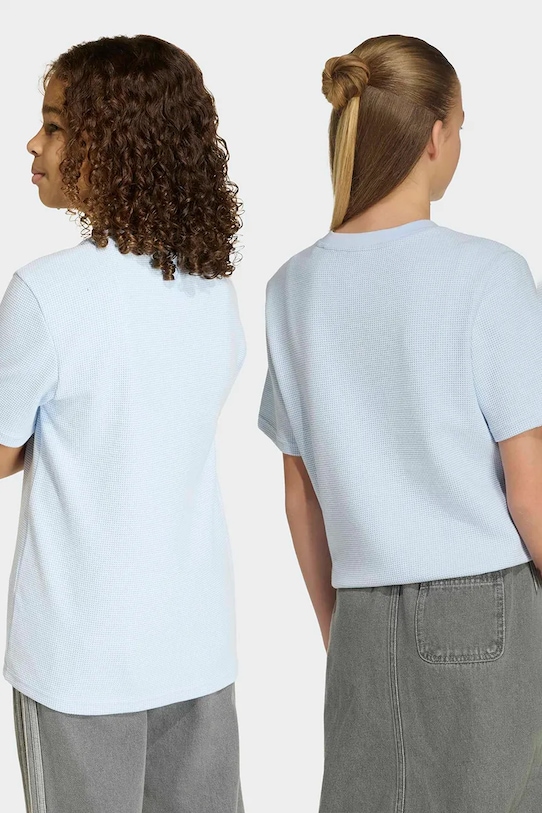 Băieți adidas Originals tricou pentru copii de bumbac KD5529 albastru