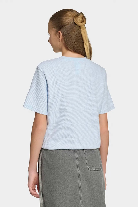 adidas Originals tricou pentru copii de bumbac KD5529 albastru