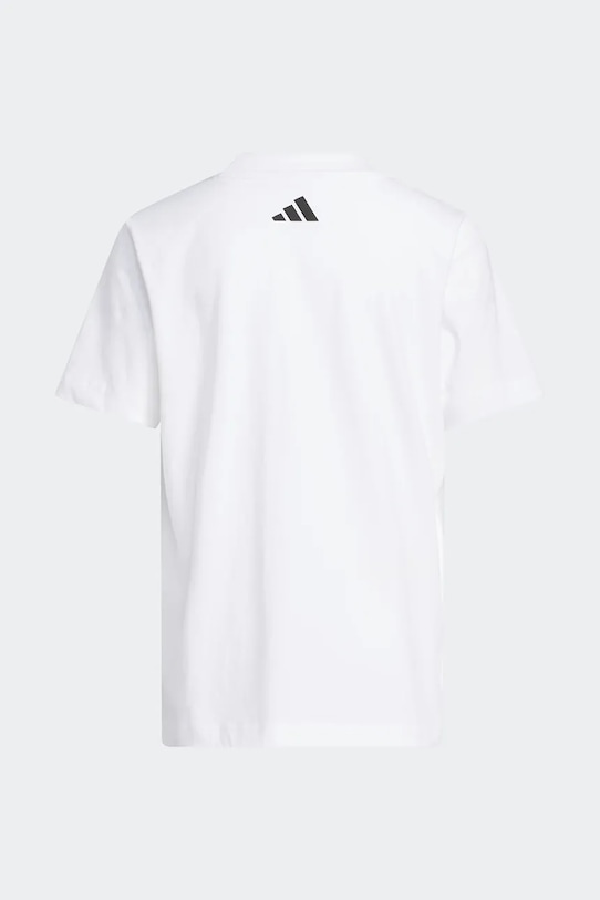 adidas Originals T-shirt basic dziecięcy bawełniany KR0018 biały SS26