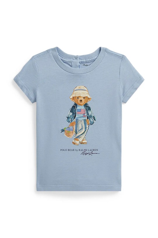 Polo Ralph Lauren t-shirt basic dziecięcy bawełniany niebieski 310A11759001
