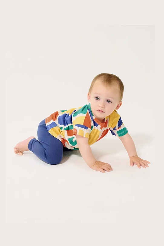 Bobo Choses t-shirt bawełniany niemowlęcy multicolor 126AB112