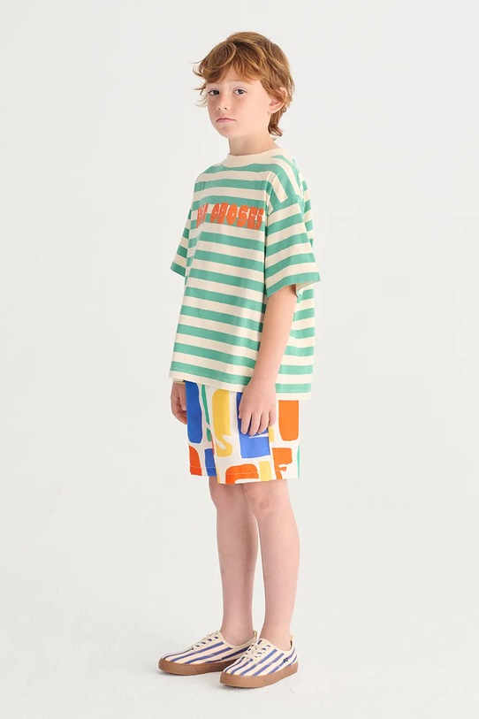 Bobo Choses t-shirt bawełniany dziecięcy Bobo Choses Modern 126AC136 zielony