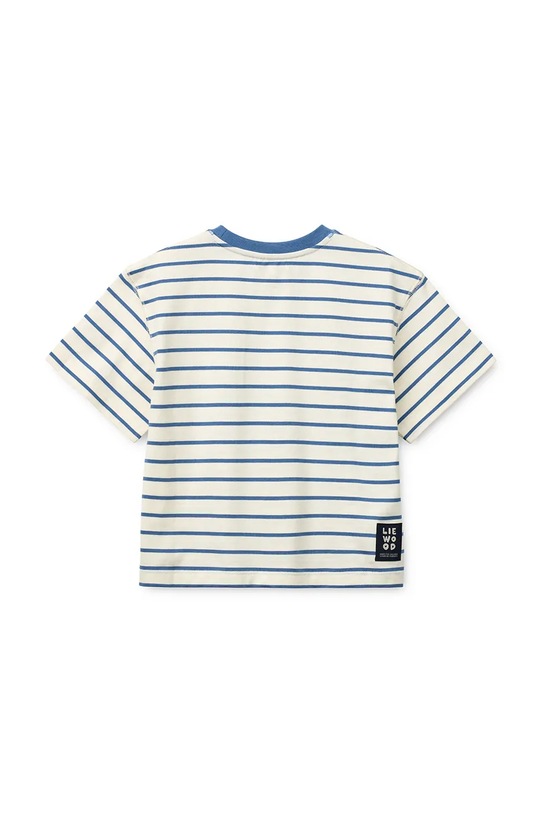 Παιδικό βαμβακερό μπλουζάκι Liewood Tyler Stripe SS T-shirt LW20725.PPY2 λευκό SS26