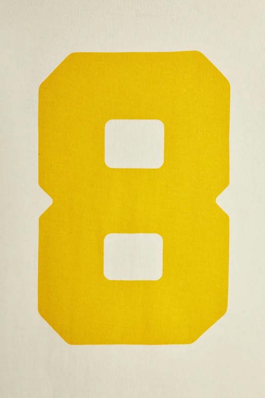 Mini Rodini kratka majica otroška bombažna Alien City FC bež 26220116