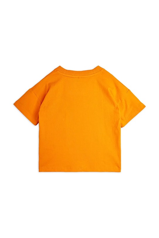Mini Rodini kratka majica otroška bombažna Football 26220173 oranžna SS26