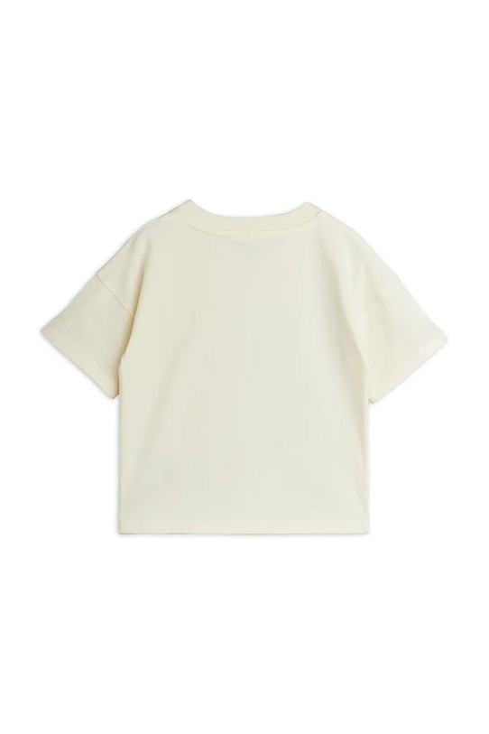 Chłopiec Mini Rodini t-shirt bawełniany dziecięcy Alien travel agency 26220123 beżowy